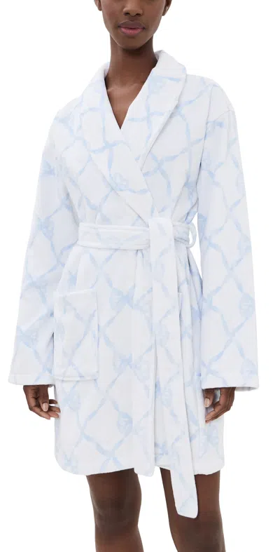 Loveshackfancy Indie Bathrobe High Tide Blue
