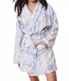 Loveshackfancy Indie Cotton Bath Robe In Whisper Blue In Blue