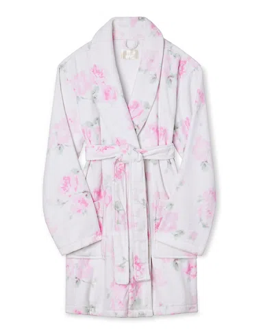 Loveshackfancy Indie Cotton Bath Robe In Pink