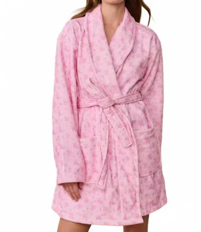 Loveshackfancy Indie Robe In Ibiza Sunset In Pink