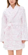 Loveshackfancy Indie Robe Pink Bonnet In Pink Bonnet