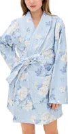 Loveshackfancy Indie Robe Whisper Blue In Whisper Blue