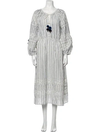 Pre-owned Loveshackfancy Isla Long Dress