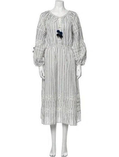 Pre-owned Loveshackfancy Isla Midi Length Dress