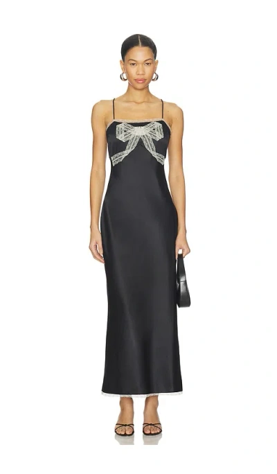 Loveshackfancy Isolie Dress In Black