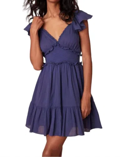 Loveshackfancy Ivella Dress In Midnight In Blue