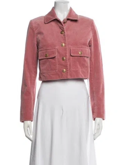 Pre-owned Loveshackfancy Jacket In Pink