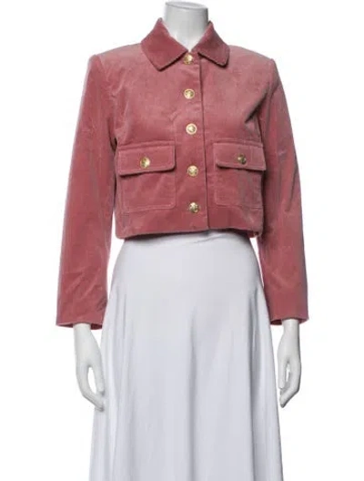 Pre-owned Loveshackfancy Jacket In Pink