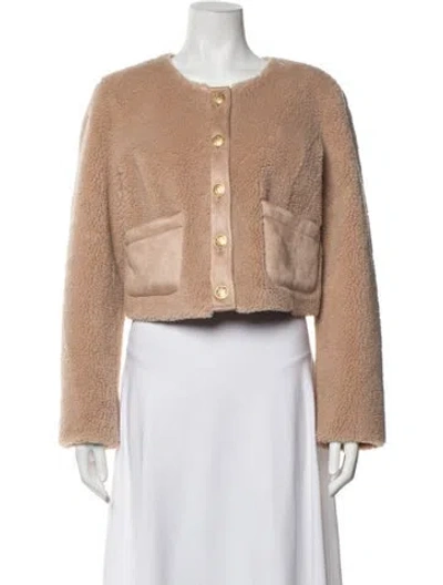 Pre-owned Loveshackfancy Jacket W/ Tags In Neutrals