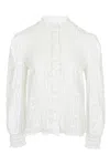 Loveshackfancy Jacque Top True White In White
