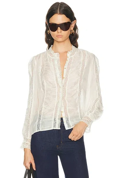 Loveshackfancy Jacque Top In White