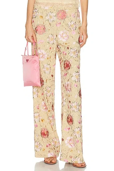 Loveshackfancy Janae Pant In Multi