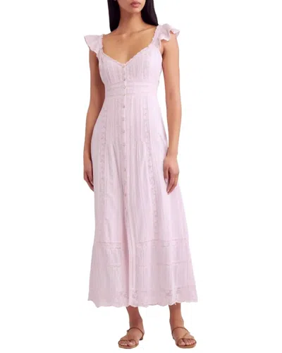 Loveshackfancy Kailette Cotton Maxi Dress In Pink