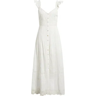 Loveshackfancy Kailette Sleeveless Maxi Dress In White