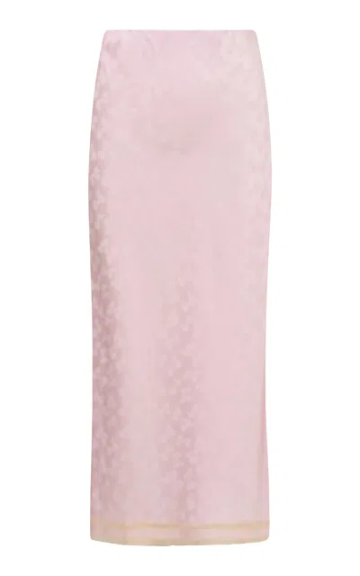 Loveshackfancy Kalo Jacquard Midi Skirt