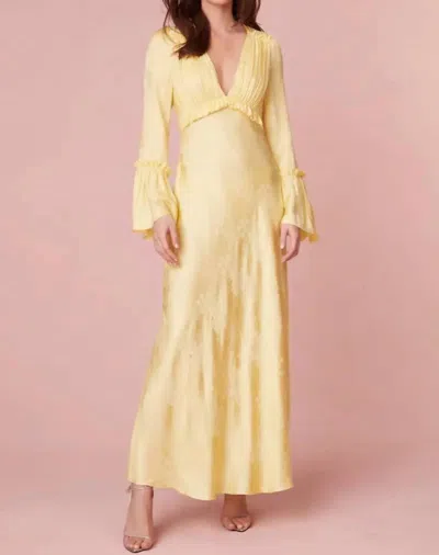 Loveshackfancy Kalona Dress In Pastel Yellow
