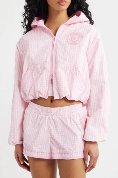 Loveshackfancy Kariana Hoodie Tickled Pink
