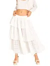 Loveshackfancy Kasiana Skirt In True White In White