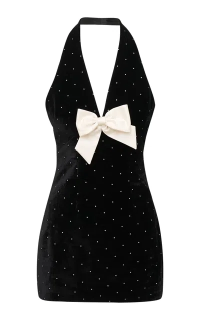 Loveshackfancy Kathy Velvet Mini Dress