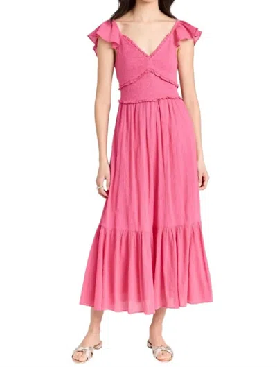 Loveshackfancy Katina Dress Strawberry Moon In Multi