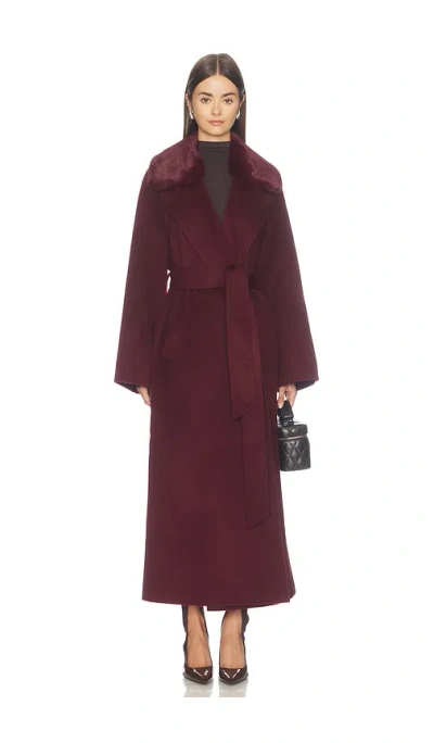 Loveshackfancy Katniss  자켓 In Burgundy