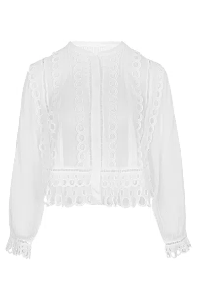 Loveshackfancy Kava Top Soft White