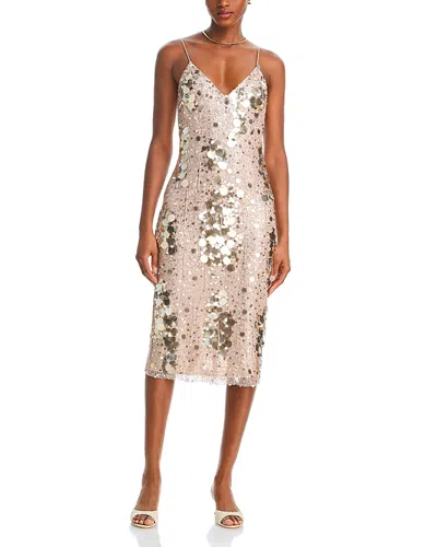 Loveshackfancy Kayleen Sheath Dress In Neutral