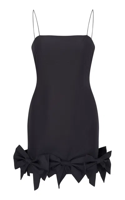Loveshackfancy Kennedi Taffeta Bow Mini Dress