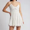 Loveshackfancy Kerielle Embroidered Eyelet Cotton Sundress In White