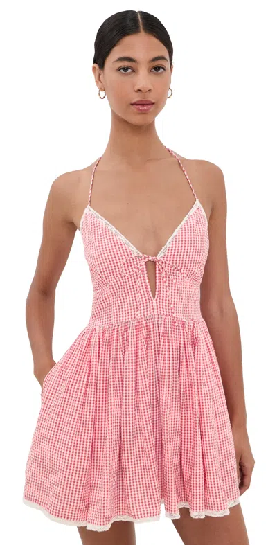 Loveshackfancy Khloe Dress Berry Bramble In Pink