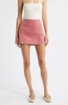 Loveshackfancy Kida Corduroy Miniskirt In Pink