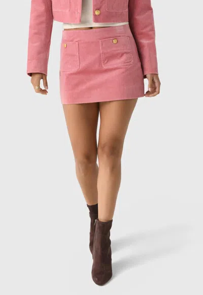 Loveshackfancy Kida Skirt In Rose In Pink