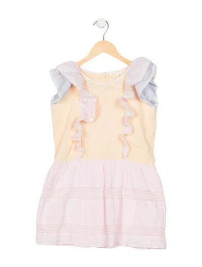 Pre-owned Loveshackfancy Kids Dress In Pink