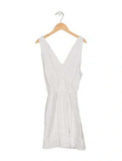 Pre-owned Loveshackfancy Kids Dress In White