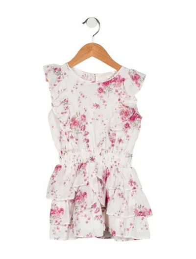 Pre-owned Loveshackfancy Babies' Kids Girls Casual Dress In White