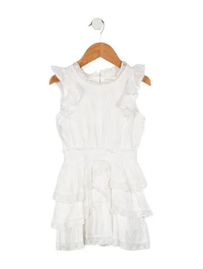 Pre-owned Loveshackfancy Babies' Kids Girls Casual Dress In White