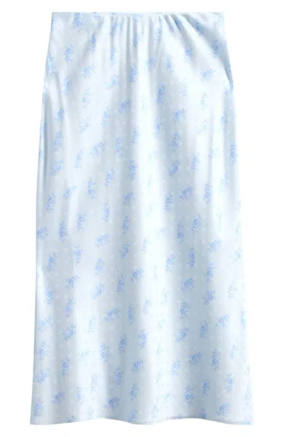 Loveshackfancy Kids' Kalo Maxi Skirt In Blue