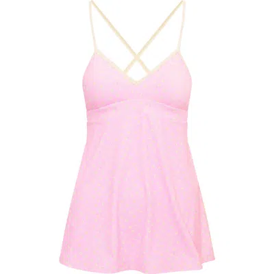 Loveshackfancy Kids' Lashinda Ditsy Floral Dress In Pink