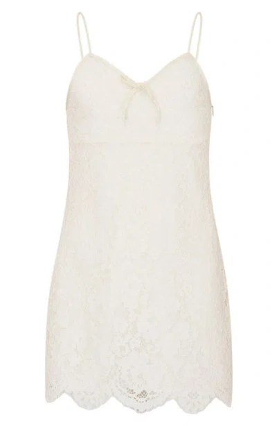 Loveshackfancy Kids' Mini Petaline Lace Minidress In White