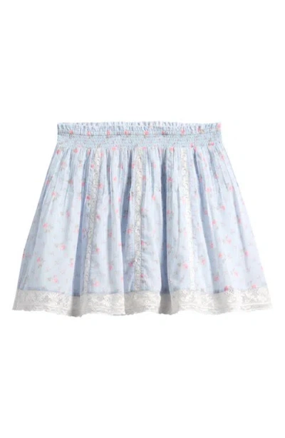 Loveshackfancy Girls' Solena Tween Skirt - Big Kid In Blue