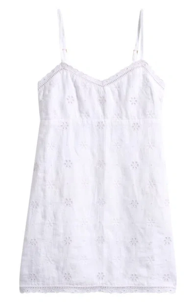 Loveshackfancy Kids' Virelai Eyelet Embroidered Dress In White