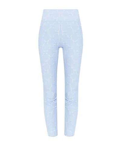 Loveshackfancy Kimi High-rise Performance Trousers In Blue