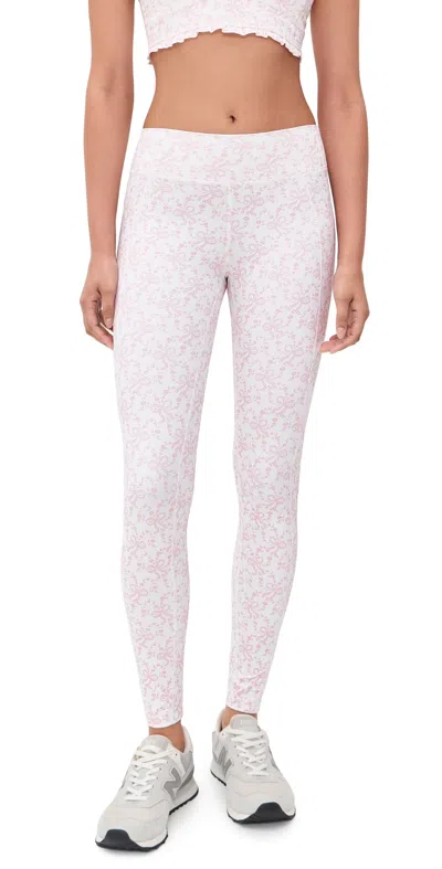 Loveshackfancy Kimi Leggings Chantilly In White