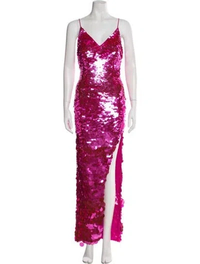 Pre-owned Loveshackfancy Lace Pattern Long Dress W/ Tags In Pink