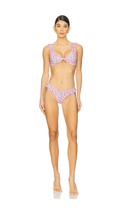 Loveshackfancy Lanarey Bikini In Viola