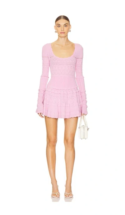 Loveshackfancy Lavender Dress In Rose Clay