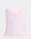 Loveshackfancy Lavoir Lace-trim Sleeveless Top In Soft Lilac