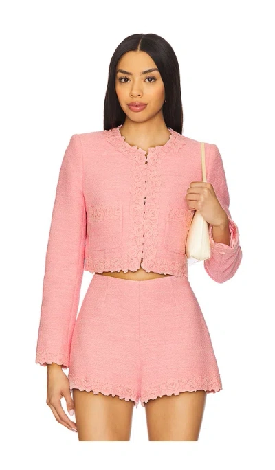 Loveshackfancy Leilana Jacket In Pink