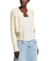 Loveshackfancy Leocadia Embellished Wool-blend Cardigan In Wonderland Shimmer