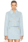 Loveshackfancy Lettie Jacket In Cosmic Sky